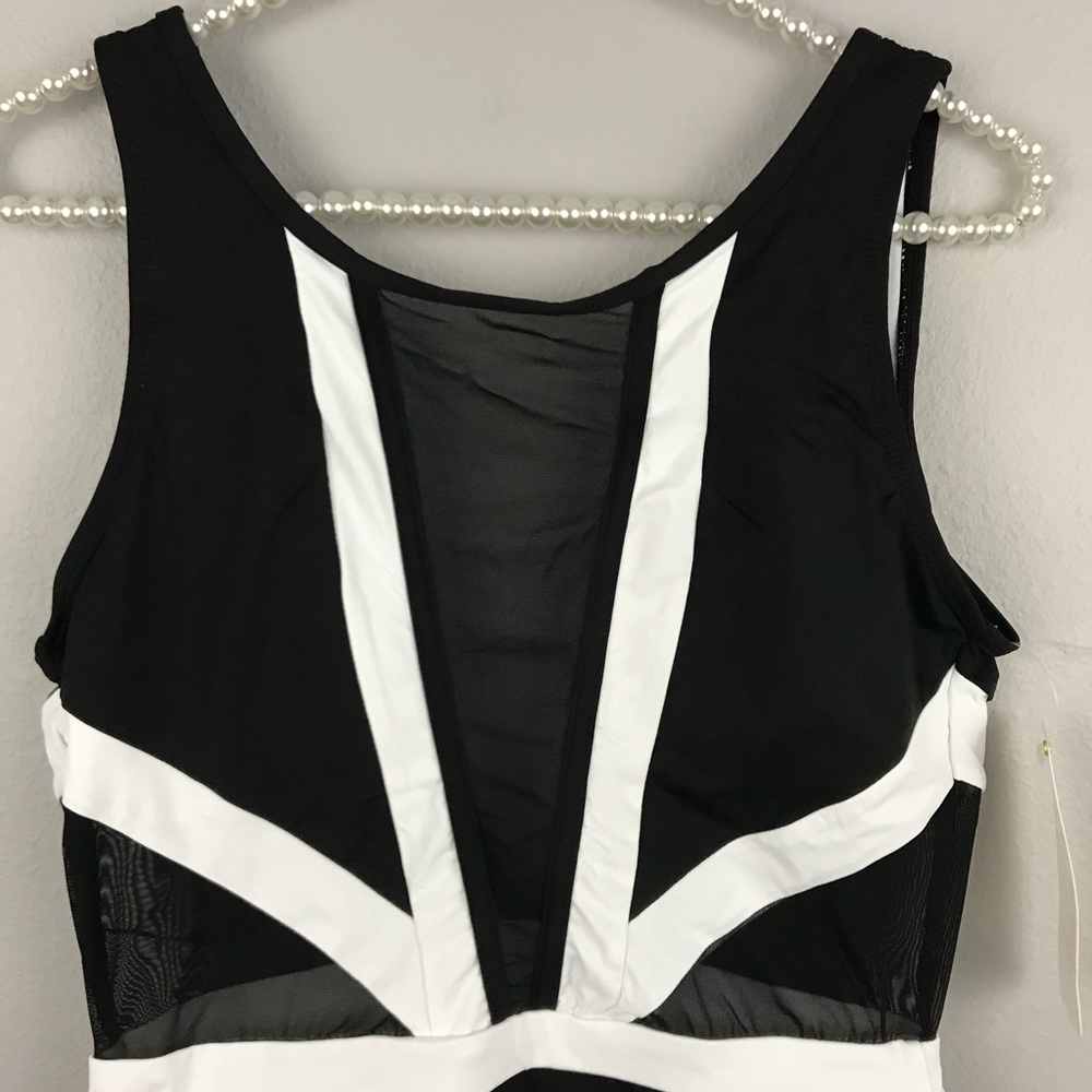 Anne Cole Mesh One Piece - Picture 2 of 7